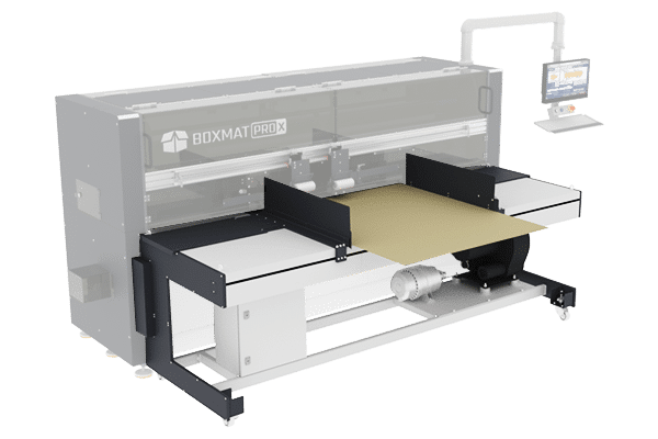 Margeur par aspiration pour machine Boxmat